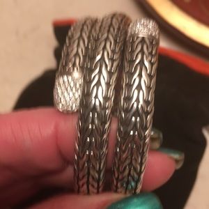 Hardy diamond snake bracelet